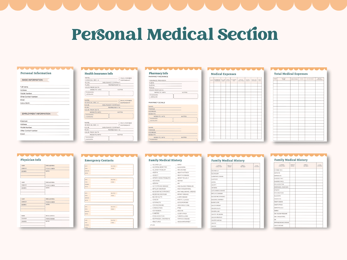Medical Binder Records Planner - Image 4