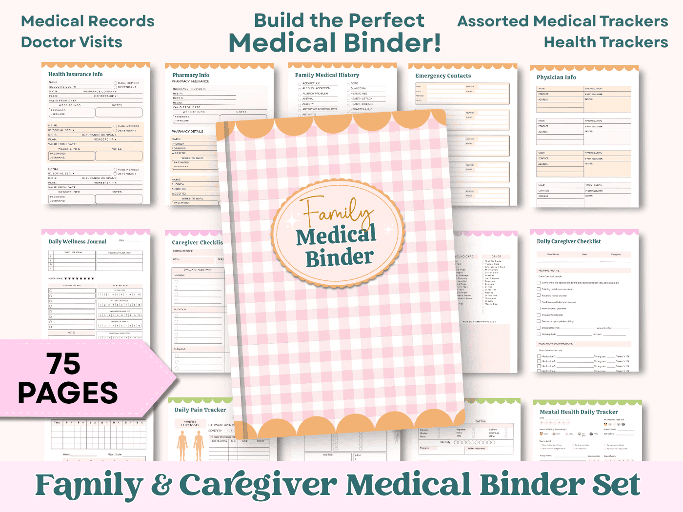 Medical Binder Records Planner