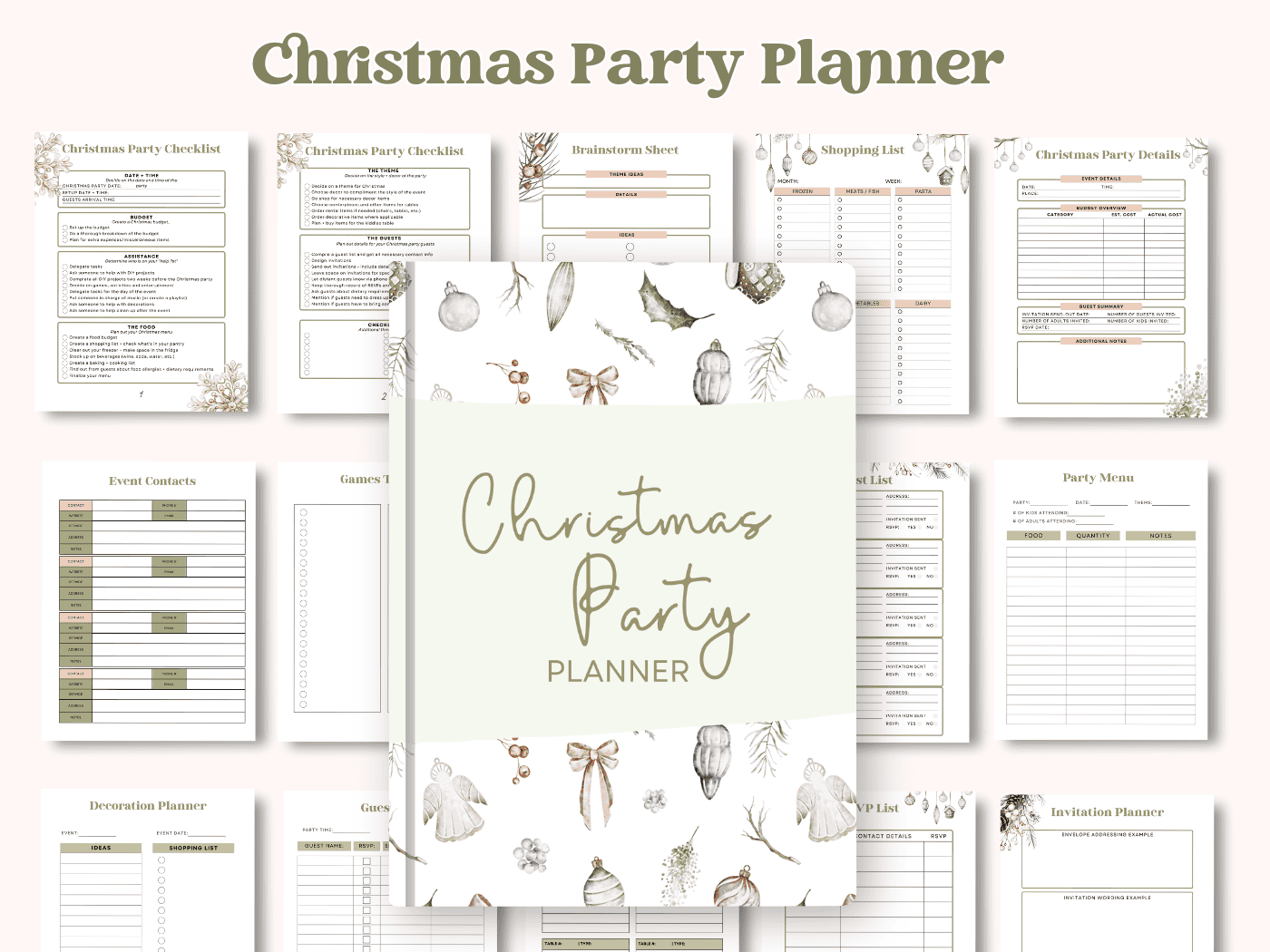 Christmas Planner + Cookie Exchange Set - Image 12